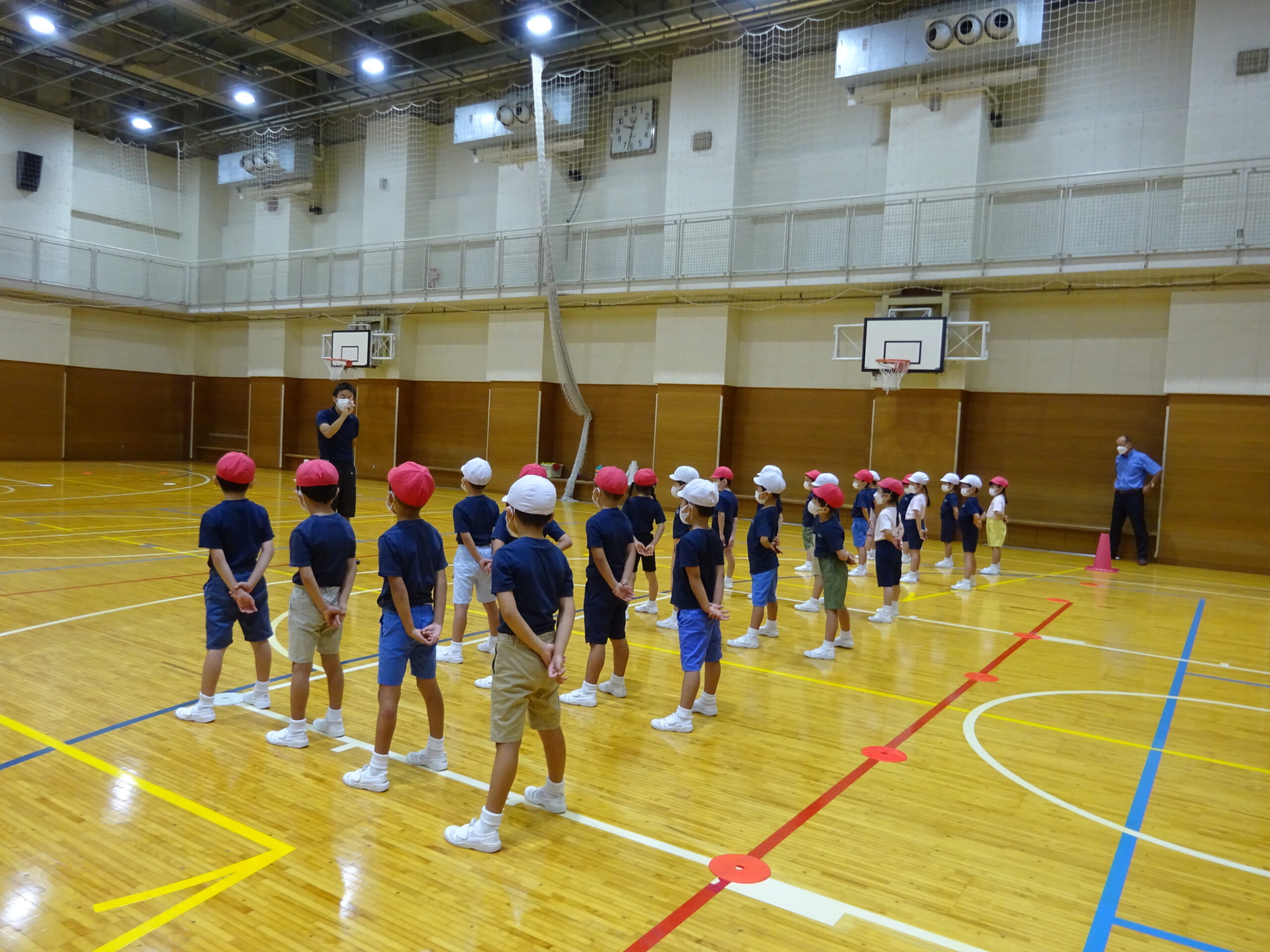 裸体育 小学校の体験授業（体育）年長児 | 暁星幼稚園